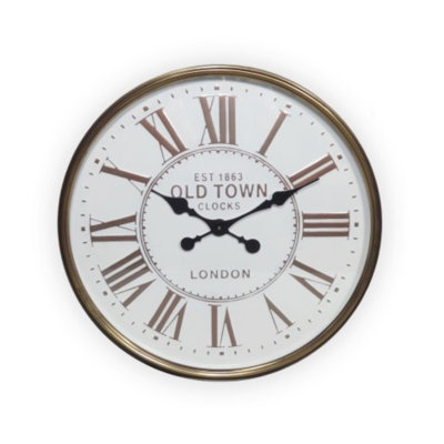 Metal Analog Wall Clock
