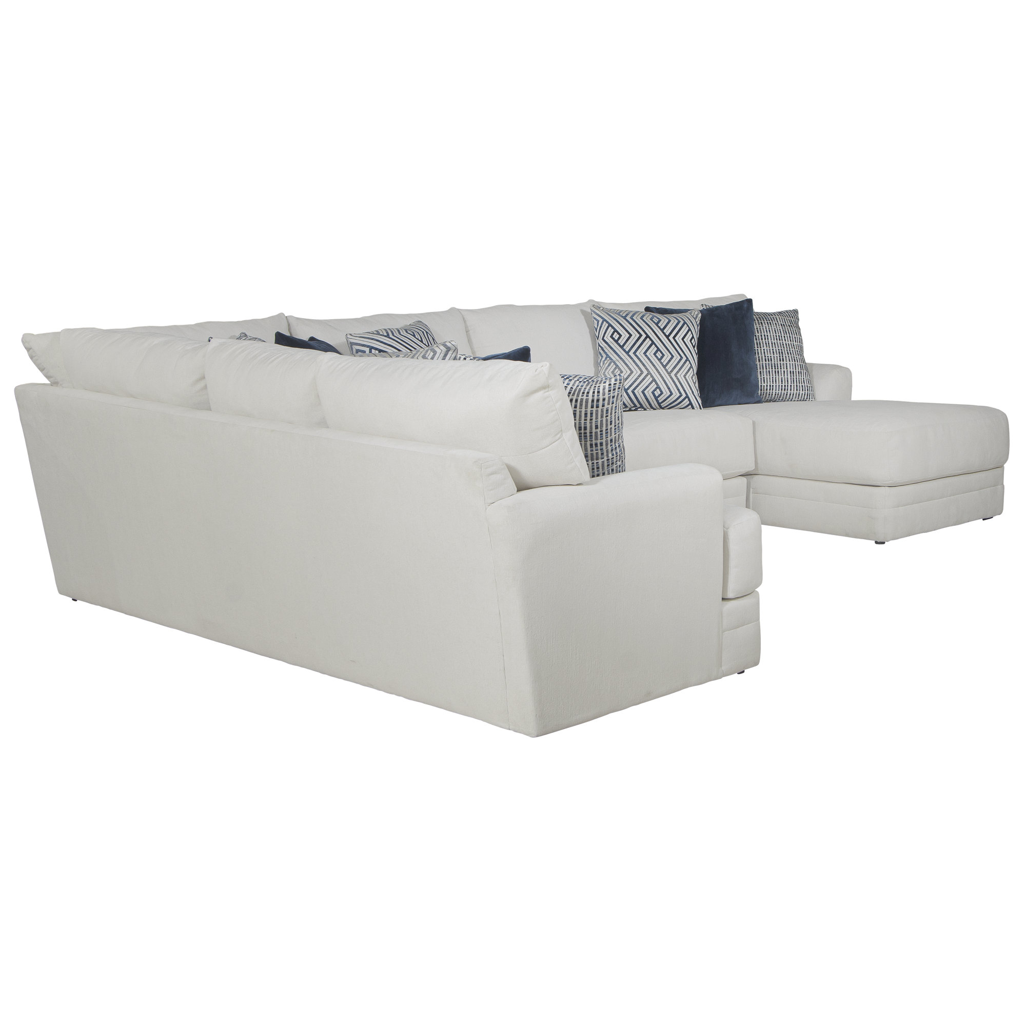 Mazekine Modular Upholstered U-Sectional, Right Hand Facing