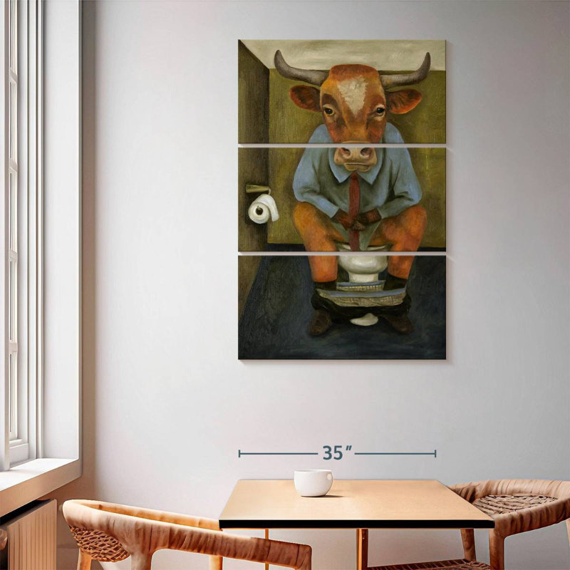 Bull Shitter, 65" H x 42" W