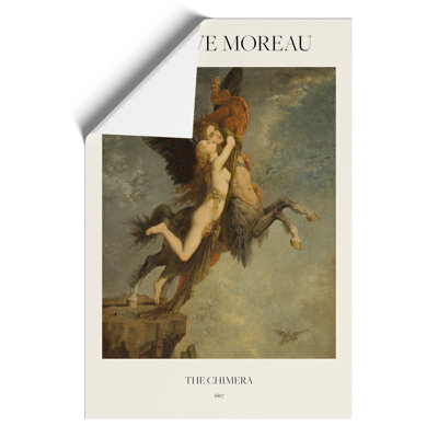 The Chimera Print by Gustave Moreau - Frameless Print