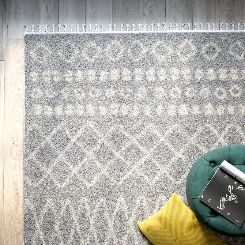 Camille Geometric Area Rug, Rectangle 279 x 381cm