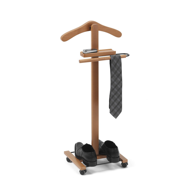 Parrott Solid Wood Freestanding Valet Stand