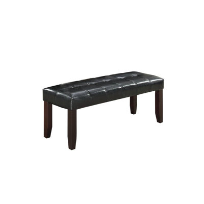 Jaroslaw Faux Leather Upholstered Bench