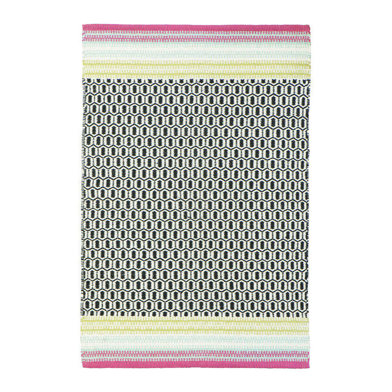Farner cm Cotton Flatweave Area Rug, Rectangle 60 x 90cm