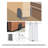 Stainless Steel Metal Standard Double Single Door Barn Door Hardware Kit