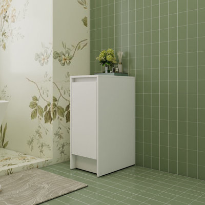 Freestanding Bathroom Storage Cabinet, Accent Cabinet With Soft Close Doors