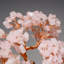 Genuine Rose Quartz Bonsai Tree In Round Ceramic Pot (8.5€ Tall)