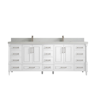 Ensemble de meuble-lavabo double 84 po Aberdeen