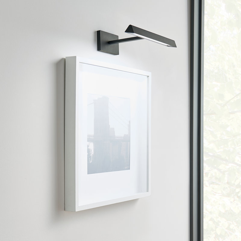 Dessau Dimmable LED Wall Mounted Picture Light, Nightshade Black