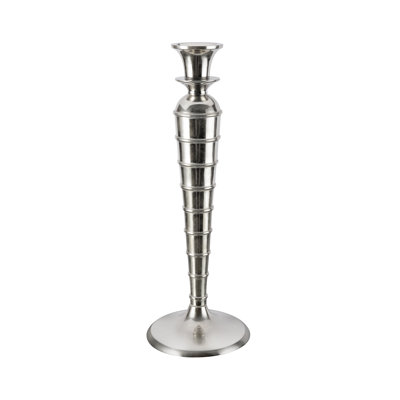 12.75'' H Aluminum Tabletop Candlestick