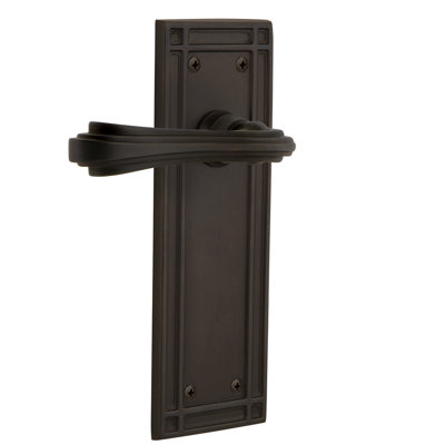 Mission Plate Single Dummy with Fleur Lever