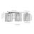 Caydie Prism Vintage Metal/Glass Classic Glam LED Vanity Light-180021780