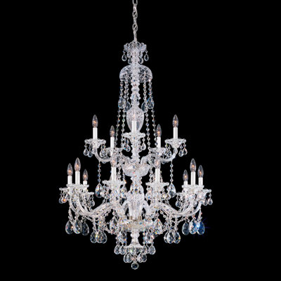 Sterling 15 - Light Glass Chandelier