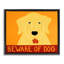 Cadre flottant «Beware Of Dog» rouge, design par Stephen Huneck-1275716954-1275716957