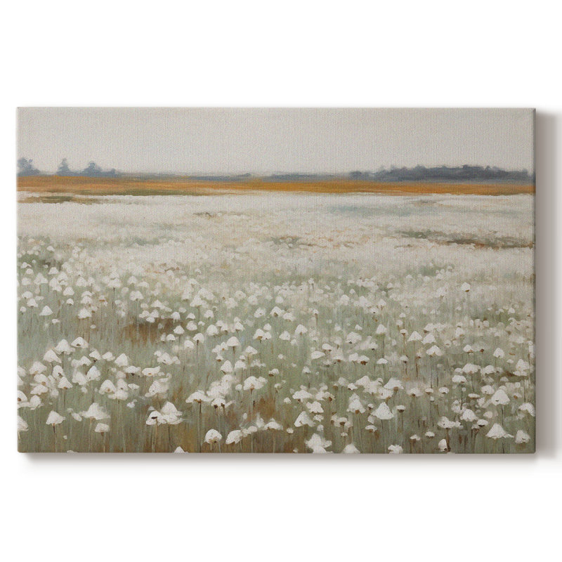 Paysage rétro -XVII, Toile tendue, H 41 po x l 61 po x P 1,5 po