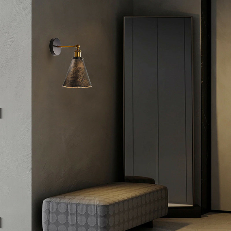 Palmona Swing Arm Sconce, Copper