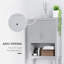Rangement vertical pour la maison au-dessus de la toilette