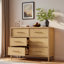 Commode avec 6 tiroirs et poignées dorées-2081860918