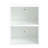 Glossy White 12 Inch Wall Mounted Shelf Units - Suited For Small Bathrooms, Bedrooms, Kitchens 12" Storage Units, Finish Bedroom, Bathroom, Kitchen, Dressing Room
