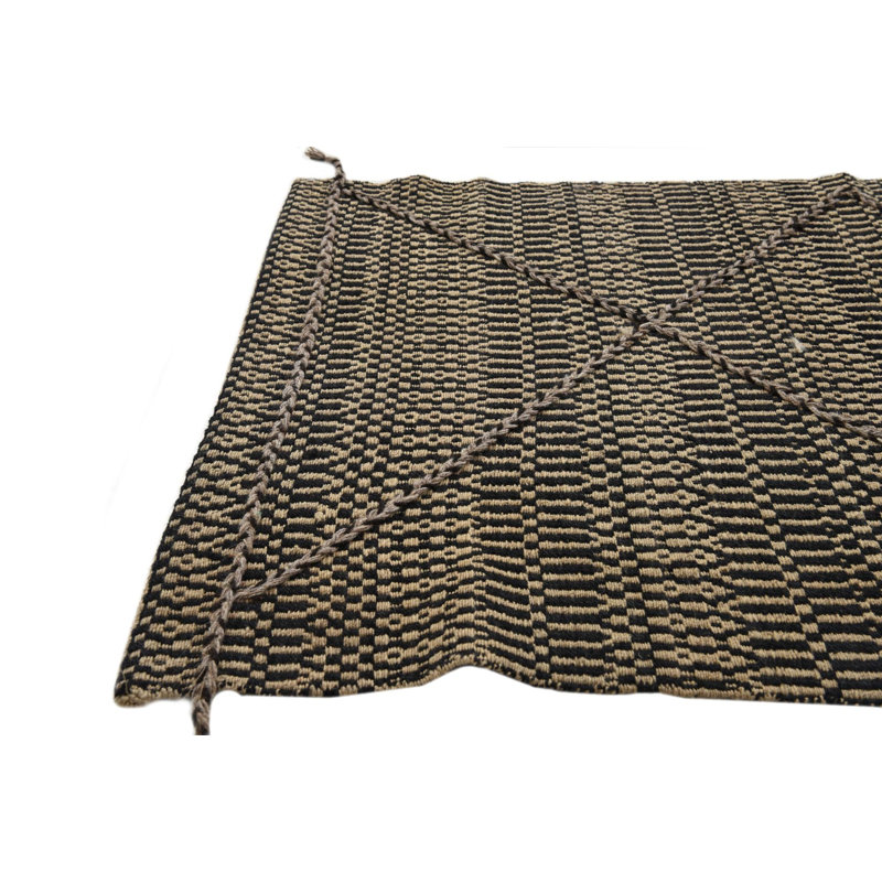 Tapis de couloir noir Murry