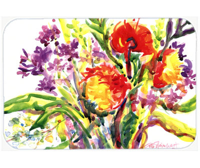 East Urban Home Flower Glass Cutting Board