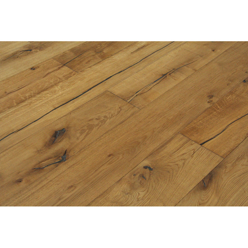 Oak 24cm W Hardwood Flooring, Natural Wood