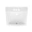 19'' x 17.3'' White Rectangular Vitreous China Wall Mount Bathroom Sink with Faucet Hole