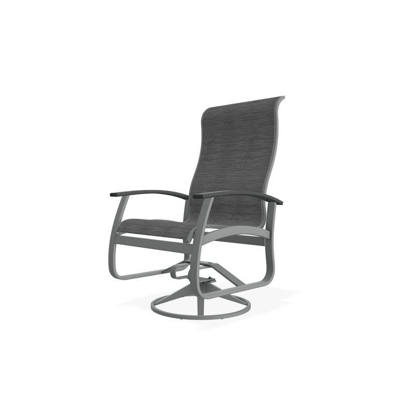 Belle Isle Outdoor Dining Chair, Collect Charcoal, Graphite