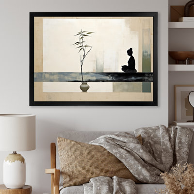 Mahmod Asian Art Modern Zen I - Art asiatique, art mural