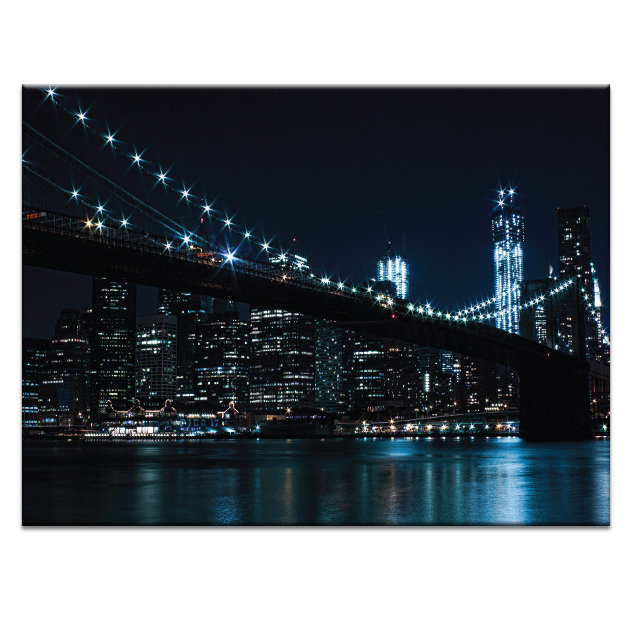 'Brooklyn Nights' by Andrew Paranavitana Photographic Print on Wrapped Canvas