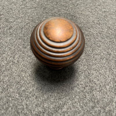 (5 Pack) 1-1/4 inch Knob with Ribbed Design