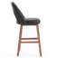 Tabouret de comptoir Mid-Century sans accoudoirs (ensemble de 2)-1356243020