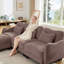 Canapé en chenille avec design ergonomique incurvé et coussins de confort Cloud