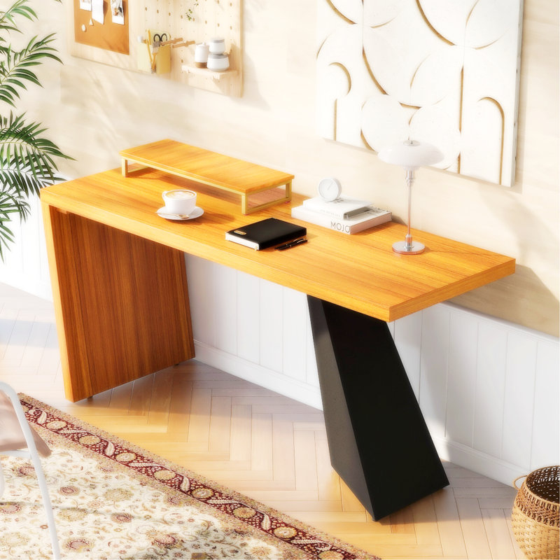 Acacia Wood Table Bench Dining Set With 2 Benches, Table