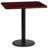 Carrus Rectangular Laminate Dining Table Top with Round Base-1464009492-1464009581