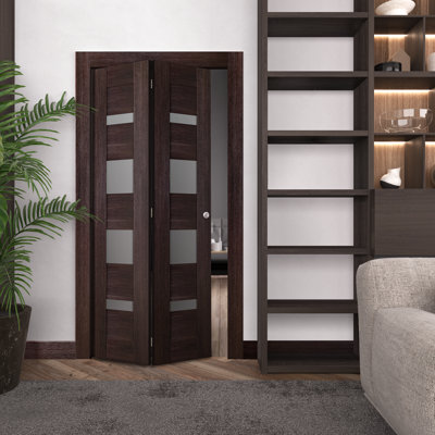 Belldinni Avon 07-01 79.38 in. H Bi-Fold Door with Installation Hardware and Knob / Lever