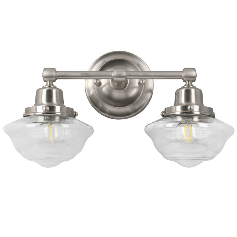Breakwater Bay 7660620E11DD47C0847416983E454160 Schoolhouse Modern, Nickel satiné