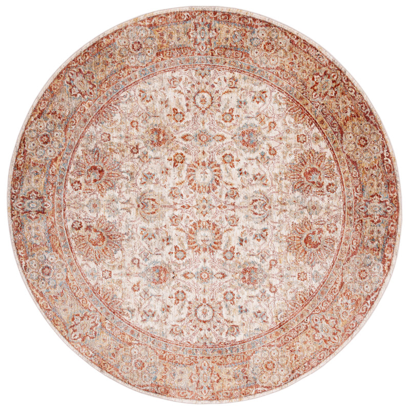 Valencia Performance Oriental Rug, Round 6'4"
