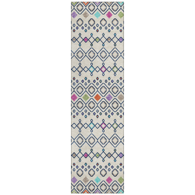 Aleighna Area Rug with Non-Slip Backing