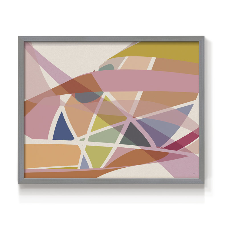 Thoughts of Herbin II -Framed Print - Restickable, 16" H x 20" W, Grey
