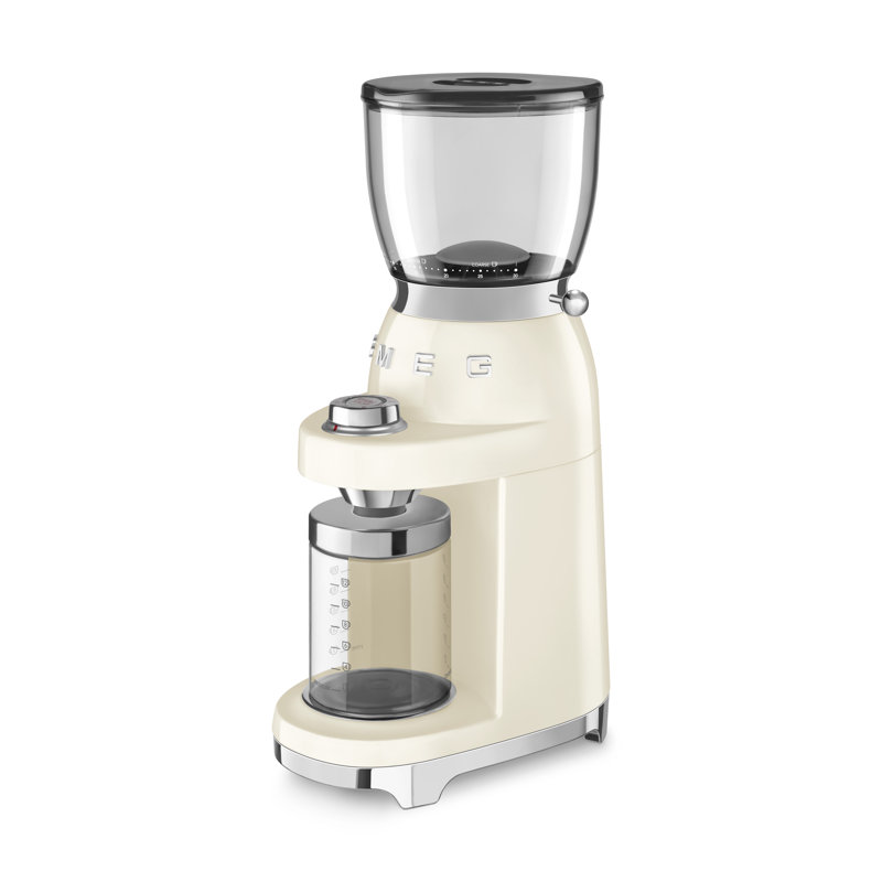 SMEG 50's Retro Style Coffee Grinder, Cream
