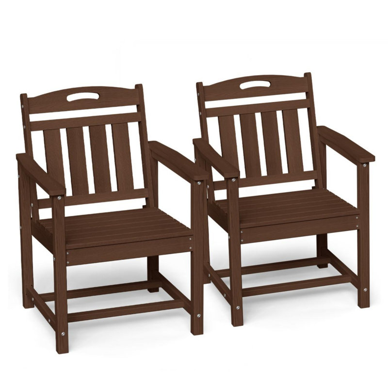 Chaises de patio pour l'extérieur, Brun