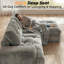 Canapé modulaire avec repose-pieds Boneless-566925238