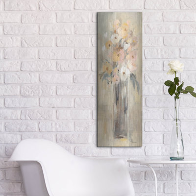 «Textured Floral 2» par Silvia Vassileva, art mural en métal