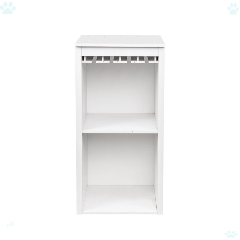 Modular Wine Bar Cabinet With Storage Shelves For Dining Room