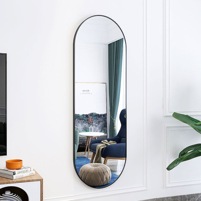 Metal Oval Mirror