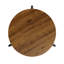 Table de bout ronde avec 3 pieds et 2 niveaux de rangement-527450032
