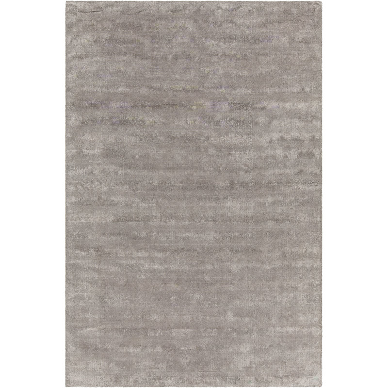Tapis gris tissé à la main Orim, Rectangle 7 pi 9 po x 10 pi 6 po