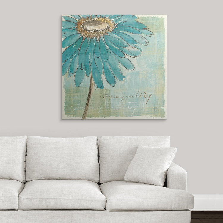 «Spa Daisies III» par Chris Paschke, reproduction d'art, H 35 po x l 35 po x P 1,5 po, Toile