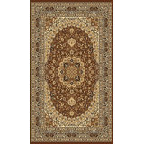 Infinity Oriental Area Rug in Chocolate